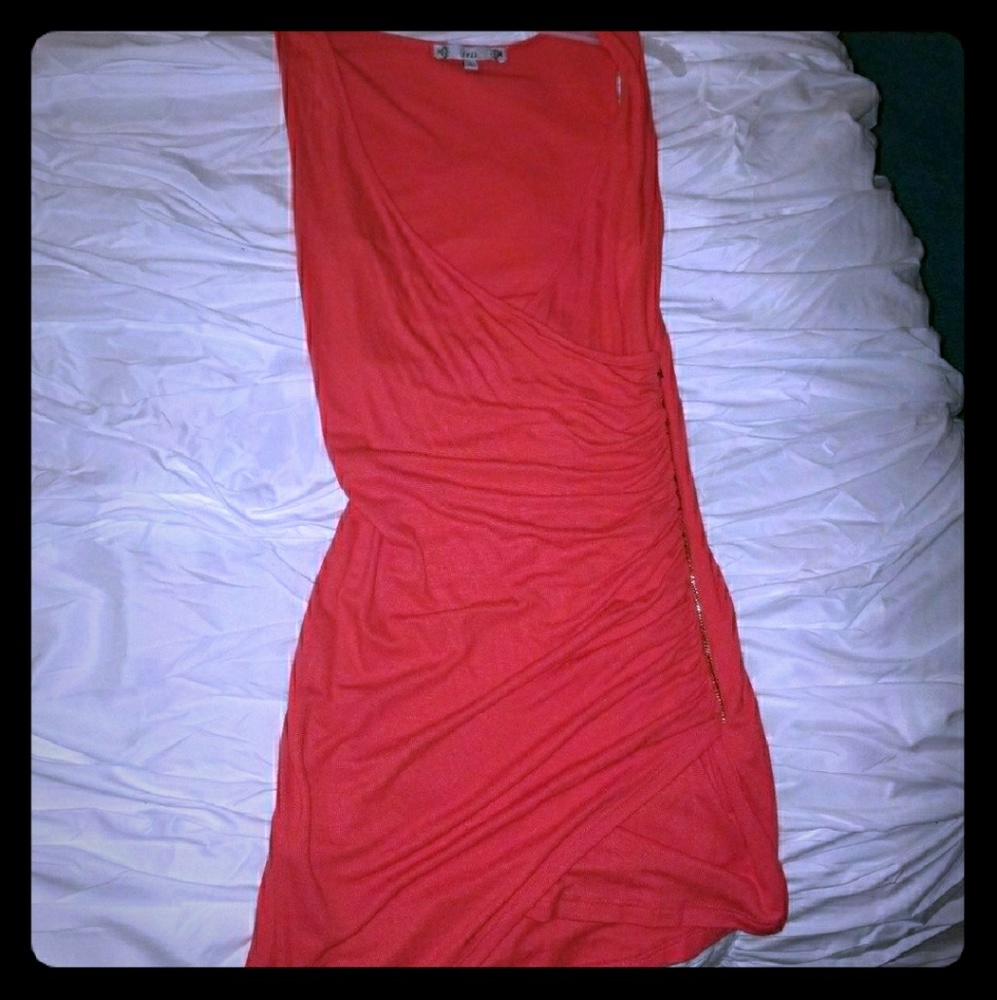 Beautiful Bright Orange Mini Dress
